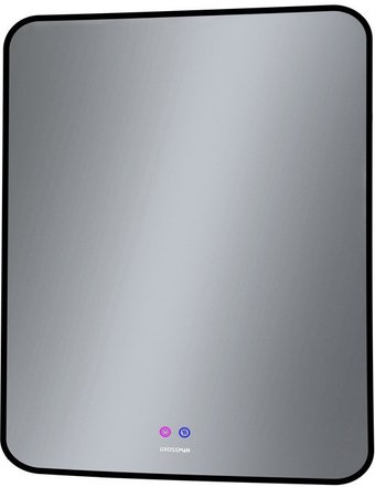 Grossman Зеркало Elegans-норма Black LED 1770802 (с сенсорным выключателем и подогревом)