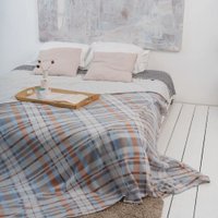 Плед Casa Conforte London 130x170 6154663 (голубой)