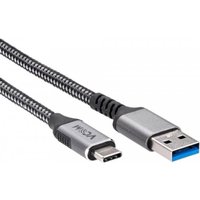 Кабель VCOM CU401M-2M USB 2 Type-A - USB 3.2 Gen2 Type-C (2 м, черный)