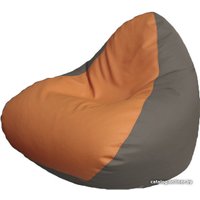 Кресло-мешок Flagman Relax P2.3-35 (оранжевый, серый)