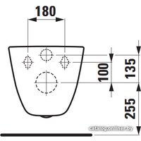 Унитаз подвесной Laufen Pro [820965] (без сиденья)