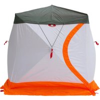 Палатка для зимней рыбалки Медведь Куб-3 зимняя с полом Оксфорд 600 и накидкой