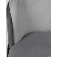 Стул AksHome Oswald (серый велюр HLR-21/светло-серый велюр HLR-19/черный)