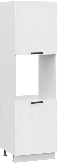 

Шкаф напольный Трия Детройт исп.2 1П6 (белый/белый глянец)