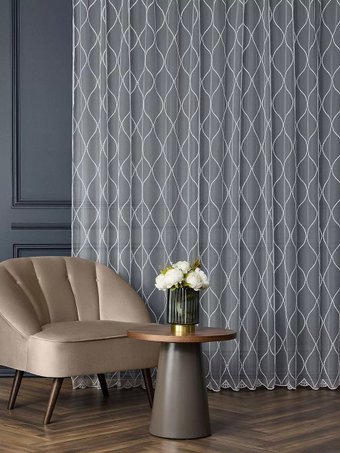 Тюль Arya Stella 500x250 8001885870032 (белый)