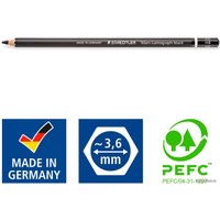 Набор простых карандашей Staedtler Марс Люмограф 100B G6 (черный)