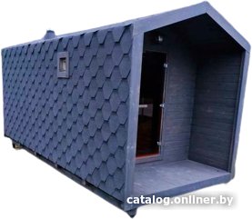 Русская баня Лесоторговая компания Барни 2 2.4x5 (панорама)