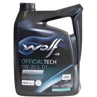 Моторное масло Wolf OfficialTech 0W-20 IL D1 4л