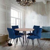 Стул TetChair Sweet велюр (синий)