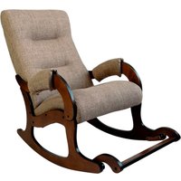 Кресло-качалка Glider Аоста (светло-коричневый/орех антик)