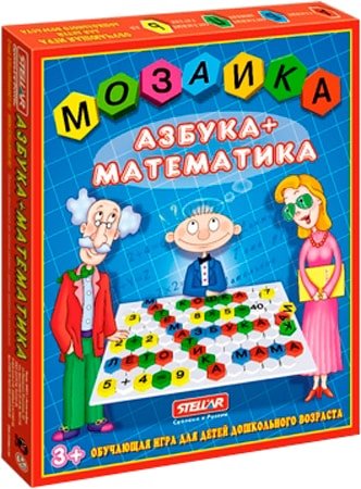 

Развивающая игра Stellar Азбука-математика 01004 (110 деталей)