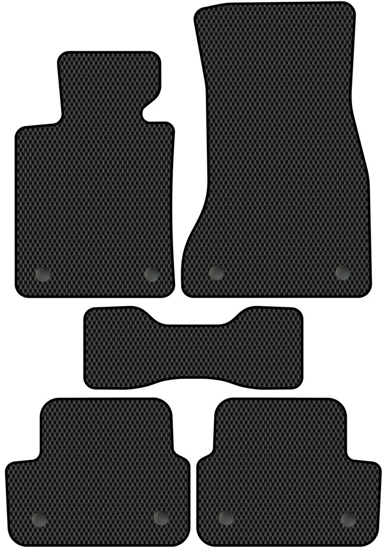 

Комплект ковриков для авто Alicosta BMW 5-Series VII (седан / G30, F90) 2016 - Н.В. (черный, ромб)