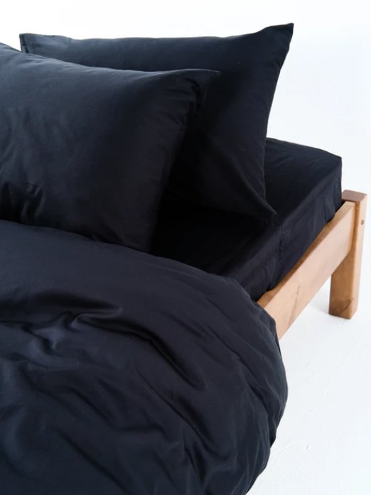 

1.5-спальный комплект постельного белья GoodNight Сатин Делюкс 1.5 267075 (черный)