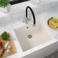 Кухонная мойка ZorG Subline 50 (белый камень)