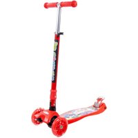 Двухколесный детский самокат Полесье Со складной ручкой 0072C-V1(К) (красный)