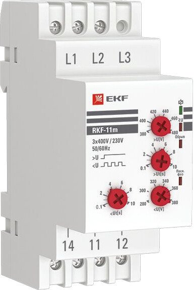 

Реле контроля фаз EKF PROxima RKF-11m
