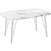 Кухонный стол Sheffilton SHT-TU10/TT41 120/80 МДФ бочкообразная (хром лак/кроскат)