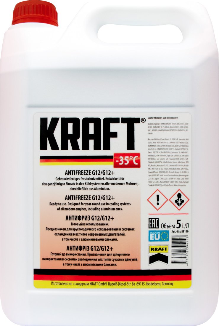 

Антифриз KRAFT KF110 5л