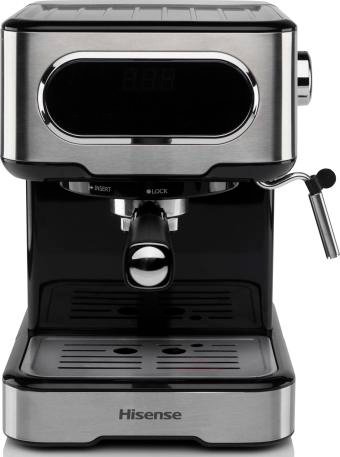 

Рожковая кофеварка Hisense HESCM15DBK