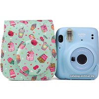 Чехол Caiul для Instax Mini 11 (girl life green)