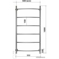 Полотенцесушитель Stelmix ЭПС П6 500x1000