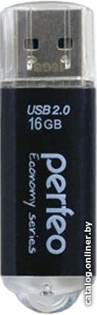 USB Flash Perfeo E01 16GB (черный)