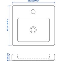 Умывальник Ikea Твэллен 104.938.36