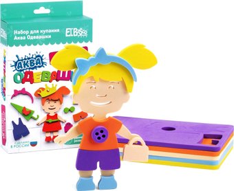 Набор игрушек для ванной El'Basco Toys Аква одевашка девочка 08-005