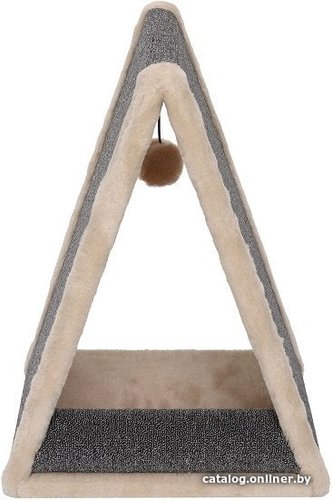 Когтеточка Cat House Треугольная 55 (серый)