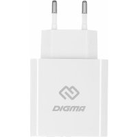 Сетевое зарядное Digma DGW3D (белый)