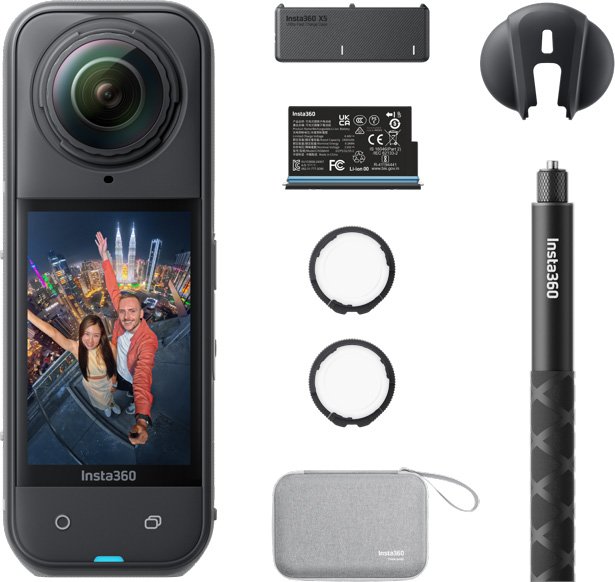 

Экшен-камера Insta360 X5 Essential Pack (черный)