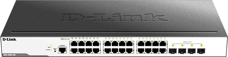 

Управляемый коммутатор 2-го уровня D-Link DGS-3000-28L/B1A