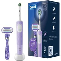 Электрическая зубная щетка Oral-B Vitality Pro Lilac Mist D103.413.3 + Бритва Gillette Venus Swirl (сиреневый)