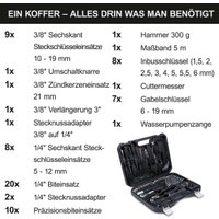 Набор домашнего мастера Scheppach WZB120-BE 58093069944 (97 предметов)