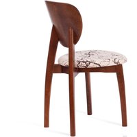 Стул TetChair Diamante мягкое сиденье (коричневый/крекс бежевый)