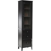 Шкаф-витрина Мебель Импэкс Leset Мира 13 (черный)