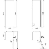 Однокамерный холодильник Smeg FS18EV2HX