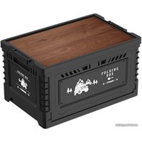 Органайзер для хранения Happy Home складной со столиком HH-012 60 л (черный)