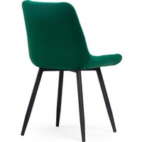 Стул Notta Челси (велюр зеленый/черный)