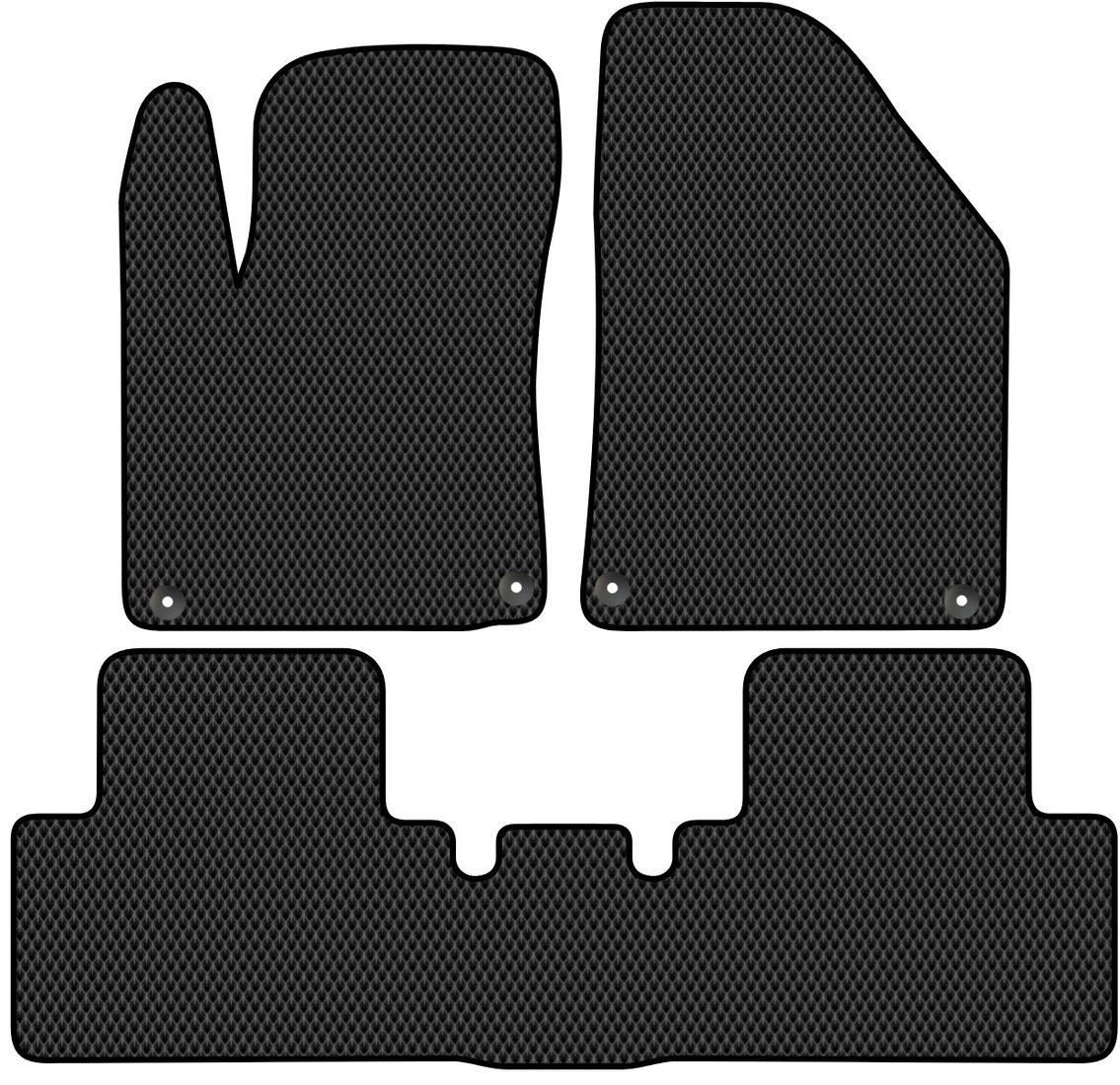 

Комплект ковриков для авто Alicosta Geely Coolray SX11 I (suv) 2018 - 2023 (черный, ромб)