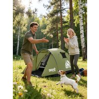 Треккинговая палатка RSP Outdoors Deep 2 (оливково-зеленый)