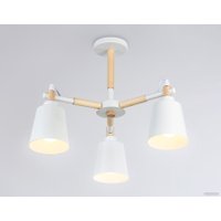 Люстра средней высоты Ambrella light TR82204/3 WH/LWD