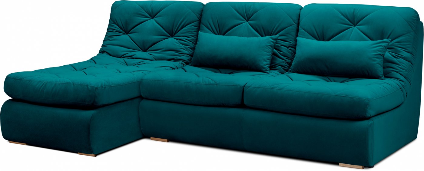 

Угловой диван Mio Tesoro Борнео с оттоманкой (Velutto 20)