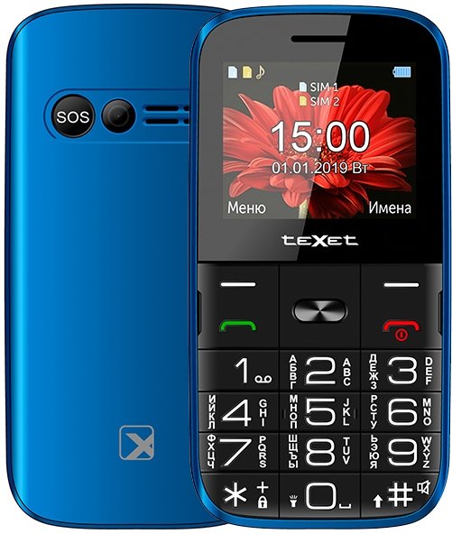

Телефон TeXet TM-B227 (синий)