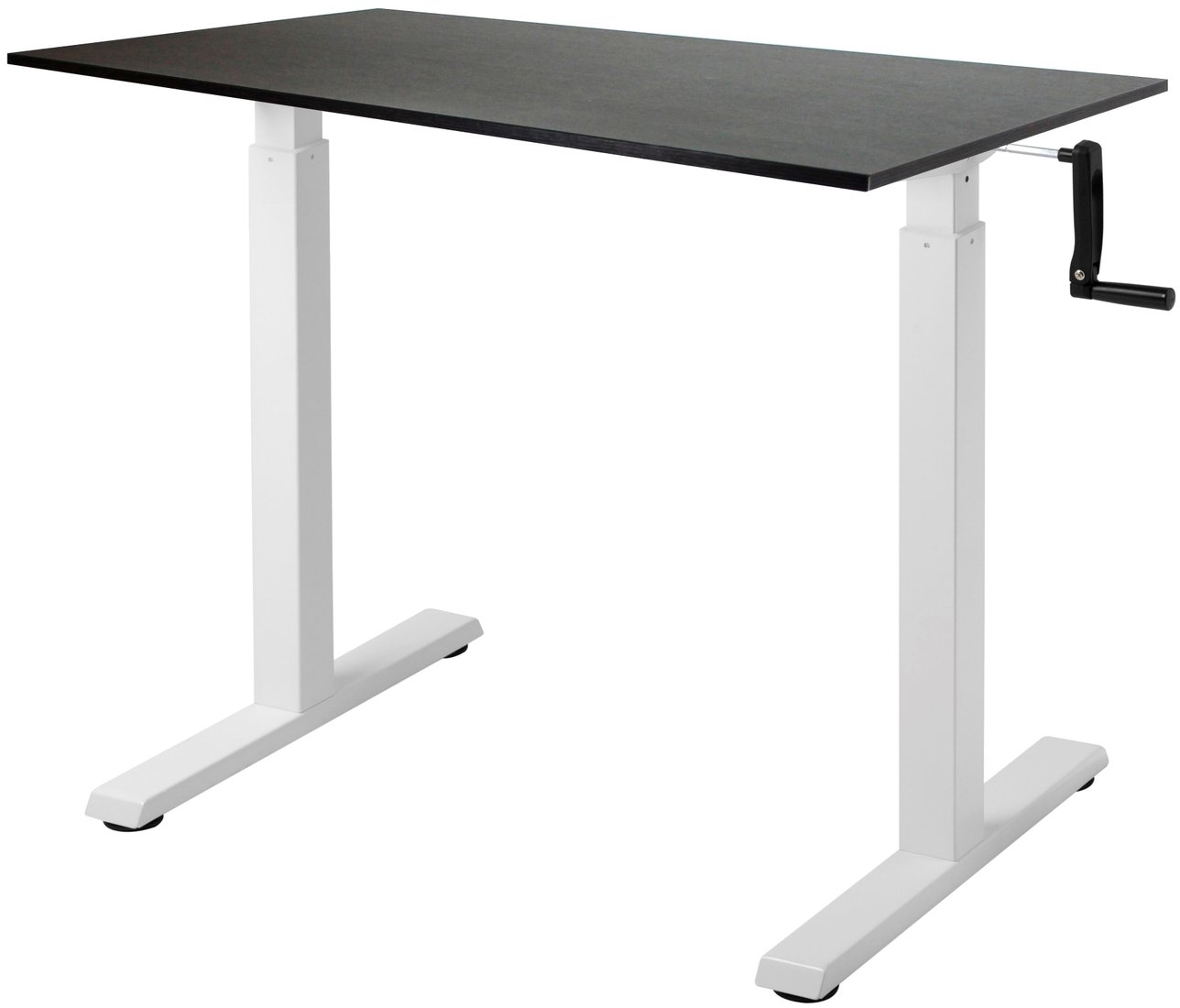 

Стол для работы стоя ErgoSmart Manual Desk Compact 1380x800x18 мм (дуб мореный/белый)
