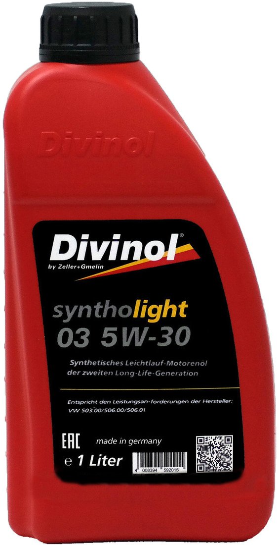 

Моторное масло Divinol Syntholight 03 5W-30 1л