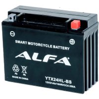 Мотоциклетный аккумулятор ALFA YTX24HL-BS (21 А·ч)