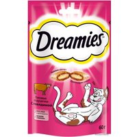 Лакомство для кошек Dreamies лакомые подушечки с говядиной 60 г