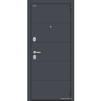Металлическая дверь el'Porta Porta S 4.Л22 205x98R (Graphite Pro/Nordic Oak) в Орше