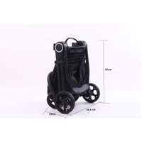 Универсальная коляска Panda Baby Supra (2 в 1, черный)